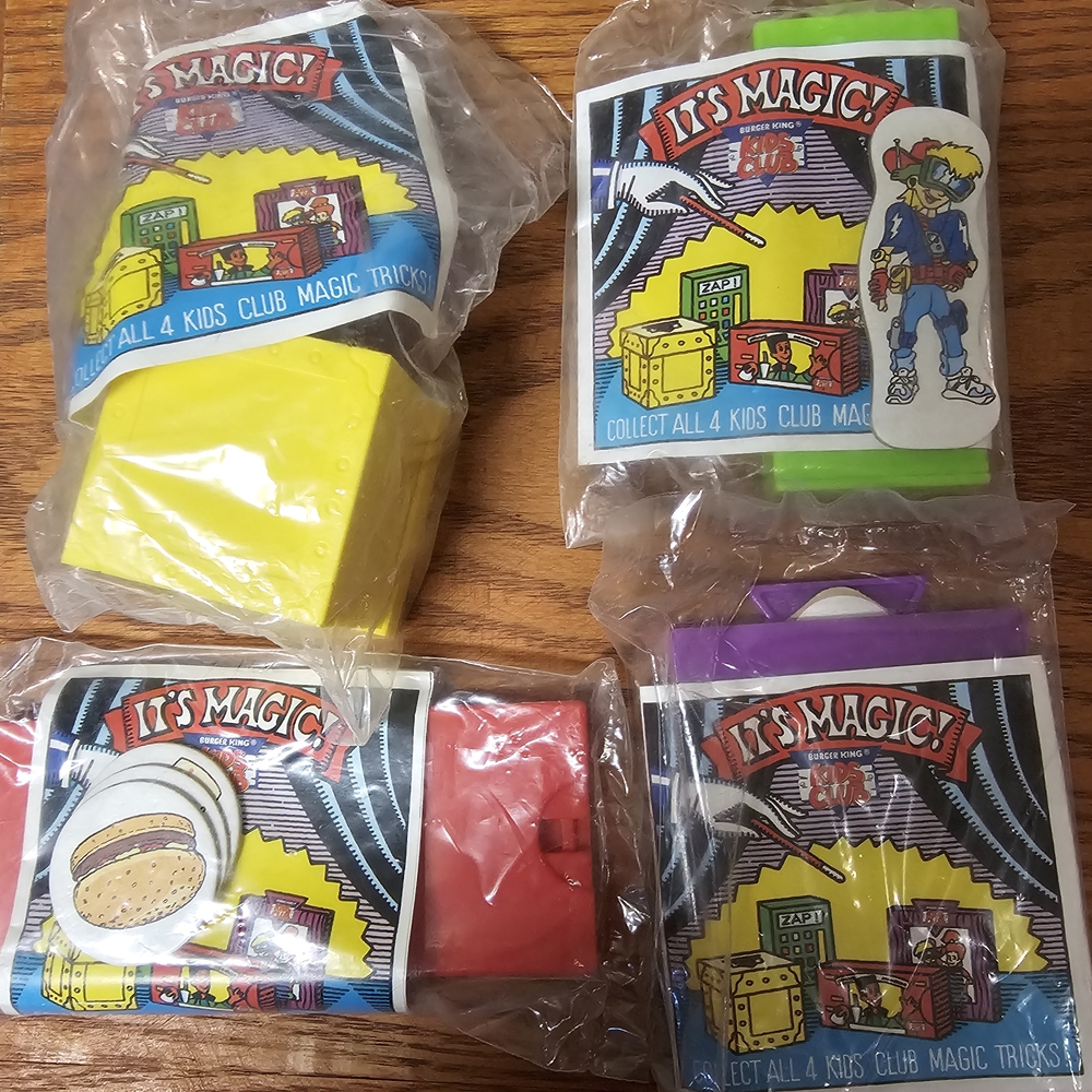 Burger King IT'S MAGIC Collector Set (4)